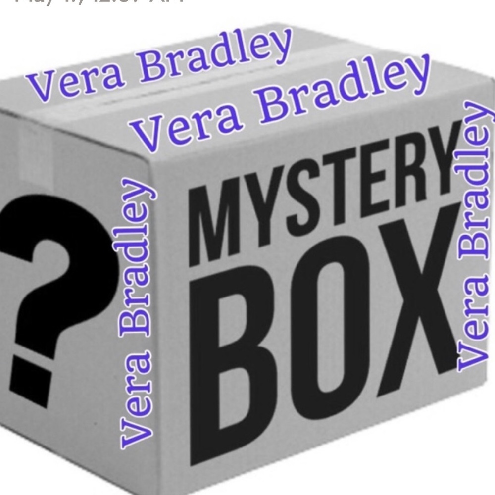 FIRM NWT Vera Bradley MYSTERY BOX VALUED UP TO 100.00 ‼️ - Picture 1 of 15